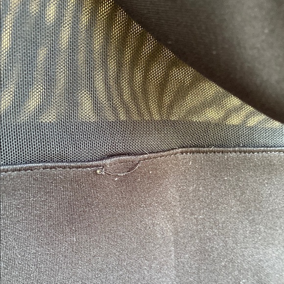 🌼 Black Cropped Mixed Emotions Hoodie with Mesh Detail - Picture 7 of 10